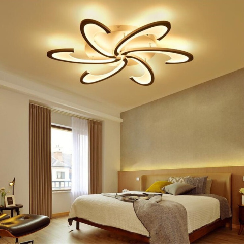 LAMPA LED LAMPA sufitowa PLAFON EKO LED ŻYRANDOL 7010/5 biały LAMPA LED LAMPA sufitowa PLAFON EKO LED ŻYRANDOL 7010/5 biały