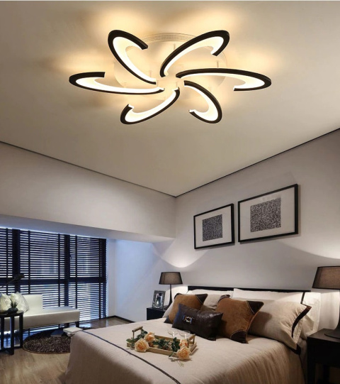 LAMPA LED LAMPA sufitowa PLAFON EKO LED ŻYRANDOL 7010/5 biały LAMPA LED LAMPA sufitowa PLAFON EKO LED ŻYRANDOL 7010/5 biały