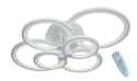LAMPA LED RING LAMPA SUFITOWA PLAFON 2*3 W czarny
