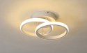 LAMPA LED RING LAMPA sufitowa PLAFON LED ŻYRANDOL 7010/2 biały