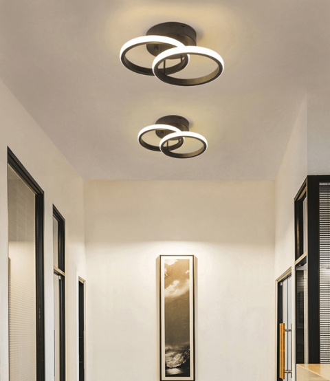 LAMPA LED RING LAMPA sufitowa PLAFON LED ŻYRANDOL 7010/2 biały LAMPA LED RING LAMPA sufitowa PLAFON LED ŻYRANDOL 7010/2 biały