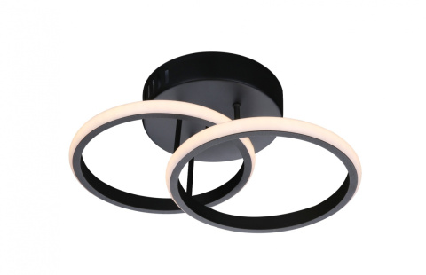 LAMPA LED RING LAMPA sufitowa PLAFON LED ŻYRANDOL 7010/2 czarny LAMPA LED RING LAMPA sufitowa PLAFON LED ŻYRANDOL 7010/2 czarny