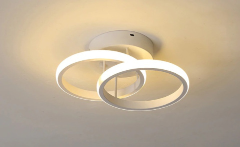 LAMPA LED RING LAMPA sufitowa PLAFON LED ŻYRANDOL 7010/2 czarny LAMPA LED RING LAMPA sufitowa PLAFON LED ŻYRANDOL 7010/2 czarny