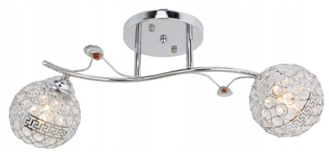 LAMPA SUFITOWA ŻYRANDOL PLAFON LED CHROM LAMPA LAMPA SUFITOWA ŻYRANDOL PLAFON LED CHROM LAMPA