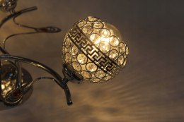 LAMPA SUFITOWA ŻYRANDOL PLAFON LED CHROM LAMPA