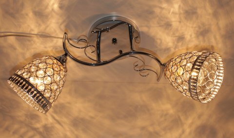 LAMPA SUFITOWA ŻYRANDOL PLAFON LED CHROM LAMPA LAMPA SUFITOWA ŻYRANDOL PLAFON LED CHROM LAMPA
