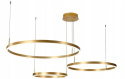 LAMPA WISZĄCA RING GOLD 80/60/40 ZŁOTE KOŁA