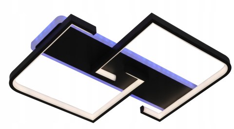 LAMPA LED KWADRAT SUFITOWA PLAFON LED OPRAWA + PILOT + RGB LAMPA LED KWADRAT SUFITOWA PLAFON LED OPRAWA + PILOT + RGB