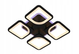LAMPA LED KWADRAT SUFITOWA PLAFON LED OPRAWA + PILOT + RGB