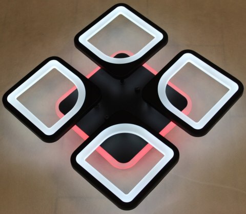 LAMPA LED KWADRAT SUFITOWA PLAFON LED OPRAWA + PILOT + RGB LAMPA LED KWADRAT SUFITOWA PLAFON LED OPRAWA + PILOT + RGB