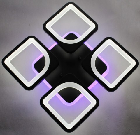LAMPA LED KWADRAT SUFITOWA PLAFON LED OPRAWA + PILOT + RGB LAMPA LED KWADRAT SUFITOWA PLAFON LED OPRAWA + PILOT + RGB