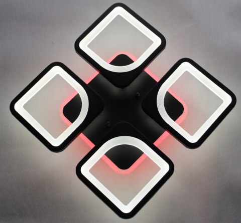 LAMPA LED KWADRAT SUFITOWA PLAFON LED OPRAWA + PILOT + RGB LAMPA LED KWADRAT SUFITOWA PLAFON LED OPRAWA + PILOT + RGB
