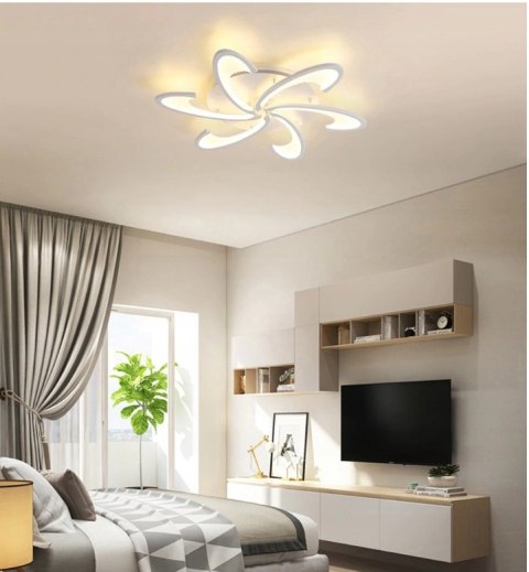 LAMPA LED LAMPA SUFITOWA PLAFON EKO LED ŻYRANDOL + Pilot LAMPA LED LAMPA SUFITOWA PLAFON EKO LED ŻYRANDOL + Pilot