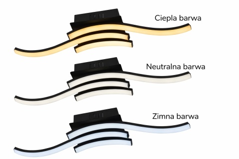 LAMPA LED Sufitowa Żyrandol PLAFON LED Oprawa + PILOT