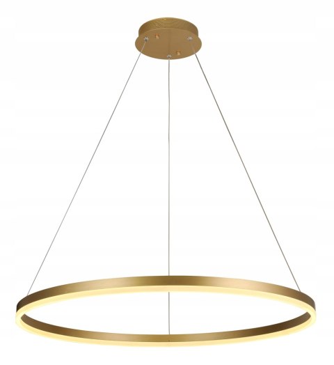 LAMPA LED RING ZŁOTA LAMPA WISZĄCA LED Oprawa sufitowa + Pilot LAMPA LED RING ZŁOTA LAMPA WISZĄCA LED Oprawa sufitowa + Pilot