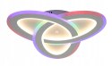 LAMPA LED SUFITOWA PLAFON RING ŻYRANDOL OPRAWA RGB + PILOT