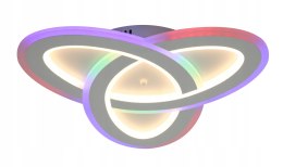 LAMPA LED SUFITOWA PLAFON RING ŻYRANDOL OPRAWA RGB + PILOT
