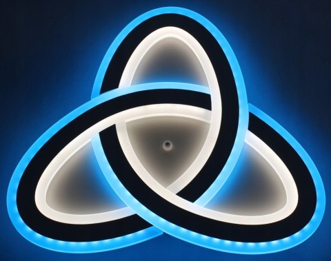 LAMPA LED SUFITOWA PLAFON RING ŻYRANDOL OPRAWA RGB + PILOT LAMPA LED SUFITOWA PLAFON RING ŻYRANDOL OPRAWA RGB + PILOT