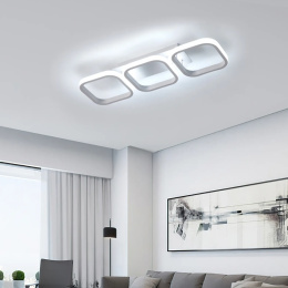 LAMPA LED ŻYRANDOL SUFITOWA PLAFON LED + PILOT