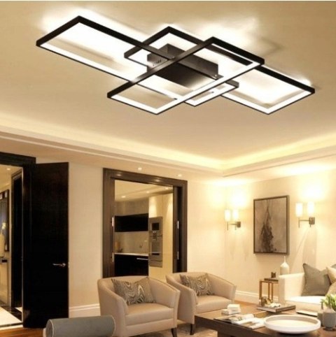 LAMPA LED sufitowa PLAFON EKO ŻYRANDOL LED nowoczesna + PILOT 140 cm LAMPA LED sufitowa PLAFON EKO ŻYRANDOL LED nowoczesna + PILOT 140 cm
