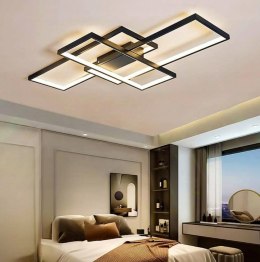 LAMPA LED sufitowa PLAFON EKO ŻYRANDOL LED nowoczesna + PILOT 90 cm