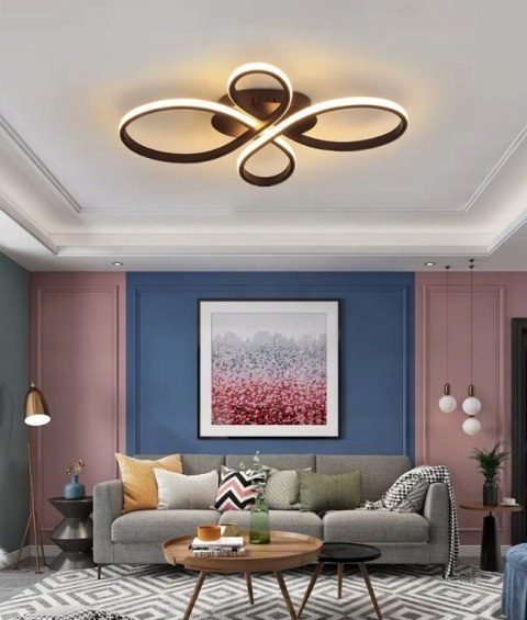 LAMPA LED sufitowa PLAFON EKO ŻYRANDOL LED nowoczesna + PILOT LAMPA LED sufitowa PLAFON EKO ŻYRANDOL LED nowoczesna + PILOT