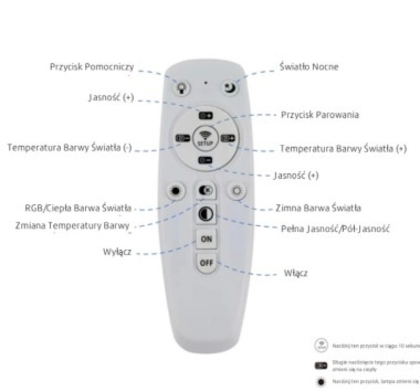 LAMPA LED sufitowa PLAFON EKO ŻYRANDOL LED nowoczesna + PILOT ZŁOTA