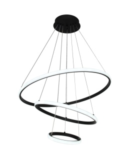 LAMPA LED sufitowa PLAFON EKO ŻYRANDOL LED nowoczesna + PILOT 60/40/20