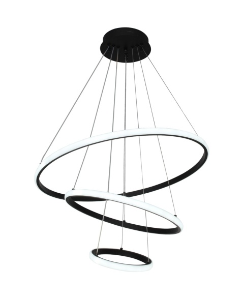 LAMPA LED sufitowa PLAFON EKO ŻYRANDOL LED nowoczesna + PILOT 60/40/20