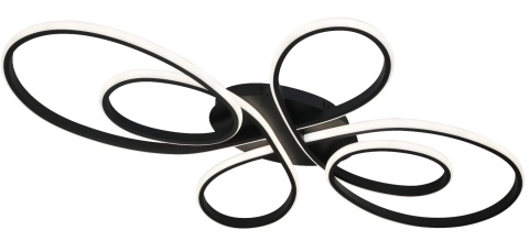 LAMPA LED sufitowa PLAFON EKO ŻYRANDOL LED nowoczesna + PILOT