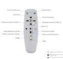 LAMPA LED sufitowa wisząca ŻYRANDOL LED sufitowy + PILOT GOLD