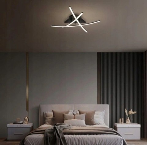 LAMPA LED sufitowa PLAFON ŻYRANDOL LED sufitowy + PILOT LAMPA LED sufitowa PLAFON ŻYRANDOL LED sufitowy + PILOT