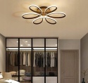 LAMPA LED sufitowa PLAFON ŻYRANDOL LED sufitowy + PILOT BLACK 60