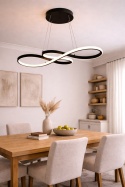 LAMPA LED sufitowa wisząca ŻYRANDOL LED sufitowy + PILOT
