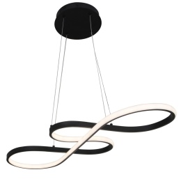 LAMPA LED sufitowa wisząca ŻYRANDOL LED sufitowy + PILOT