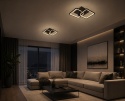 Plafon kwadratowy Lampa sufitowa LED Amper 2024/2 czarny