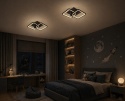 Plafon kwadratowy Lampa sufitowa LED Amper 2024/2 czarny