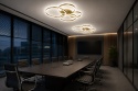 LAMPA LED RING ZŁOTA LAMPA Sufitowa LED Oprawa sufitowa + Pilot 60/50/40/30