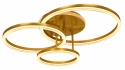 LAMPA LED RING ZŁOTA LAMPA Sufitowa LED Oprawa sufitowa + Pilot