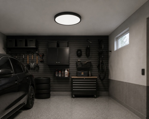 LAMPA LED SUFITOWA PLAFON ŻYRANDOL OPRAWA natynkowa Koło 30 cm