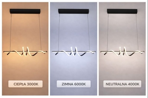 LAMPA LED sufitowa PLAFON EKO ŻYRANDOL LED nowoczesna + PILOT