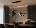 LAMPA LED sufitowa PLAFON EKO ŻYRANDOL LED nowoczesna + PILOT