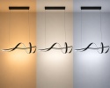 LAMPA LED sufitowa PLAFON EKO ŻYRANDOL LED nowoczesna + PILOT