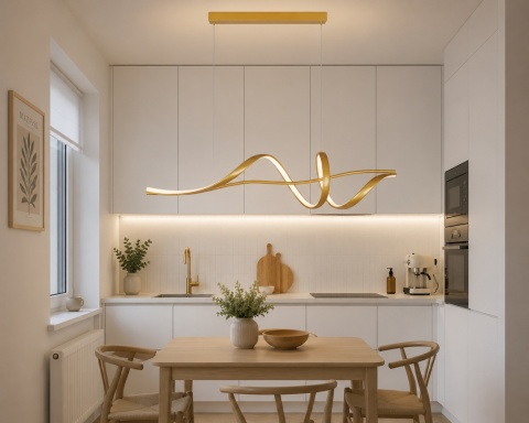 LAMPA LED sufitowa PLAFON EKO ŻYRANDOL LED nowoczesna + PILOT