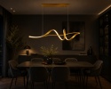 LAMPA LED sufitowa PLAFON EKO ŻYRANDOL LED nowoczesna + PILOT