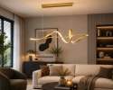 LAMPA LED sufitowa PLAFON EKO ŻYRANDOL LED nowoczesna + PILOT