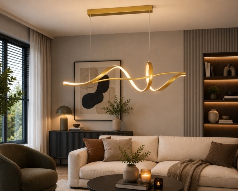 LAMPA LED sufitowa PLAFON EKO ŻYRANDOL LED nowoczesna + PILOT