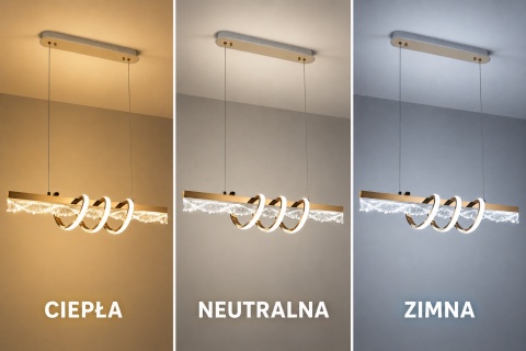 LAMPA LED sufitowa PLAFON EKO ŻYRANDOL LED nowoczesna + PILOT