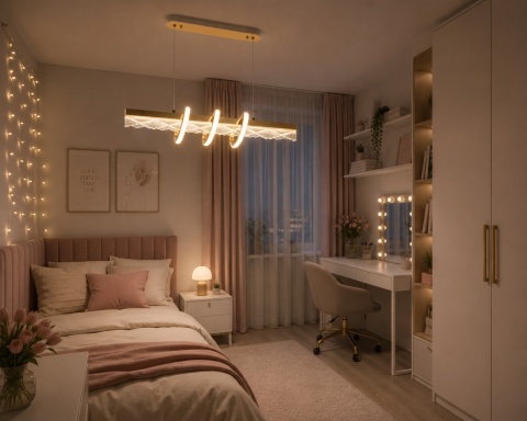 LAMPA LED sufitowa PLAFON EKO ŻYRANDOL LED nowoczesna + PILOT