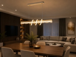 LAMPA LED sufitowa PLAFON EKO ŻYRANDOL LED nowoczesna + PILOT